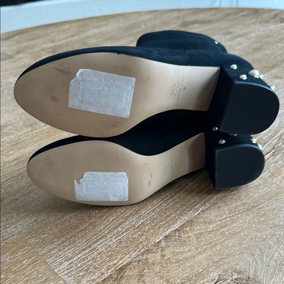 NWOT Kate Spade Taraji Faux Pearl Block Heel Bootie 8.5 - Picture 9 of 9